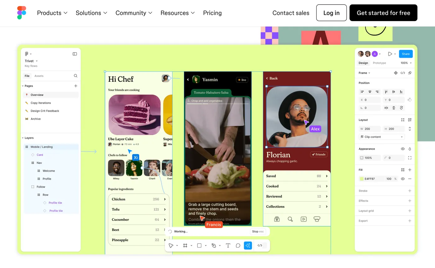 Figma header